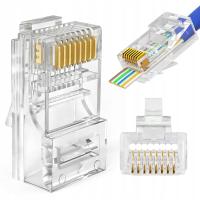 Wtyk RJ45 Conotech przelotowy kat. 5e UTP 100 szt.