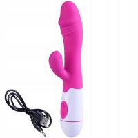 Секс-вибратор 30 функций двойной вибрации, USB
