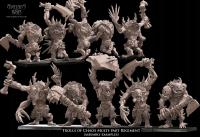 Trolls of Chaos multi-part regiment - 1x - 3dmonkeypl