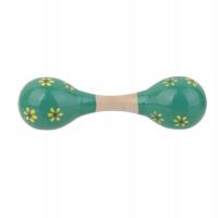1pc jasny kolor drewniany Maraca Wood grzechotka Musical Party Baby Kid Shaker
