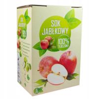 KARTON NA SOK JABŁKOWY 100% TŁOCZONY NATURALNY