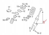 PORSCHE PANAMERA 970 Przedni amortyzator 97034304534 ORYGINALNY
