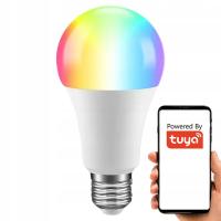 INTELIGENTNA ŻARÓWKA KOLOROWA SMART LED RGB+CCT E27 9W WIFI TUYA