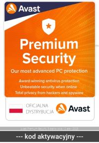 Avast Antywirus Avast Premium Security 2024 3 st. / 24 miesiące ESD