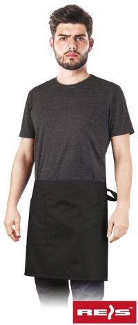 Fartuch zapaska, kelnerski 75x45 cm czarny CLASSIC
