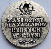 MEDAL - ZASŁUŻONY DLA ZAKŁADÓW RYBNYCH W GDYNI 40MM