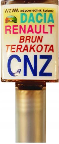 RENAULT DACIA CNZ BRUN TERAKOTA LAKIER SAMOCHODOWY ZAPRAWKA DO RYS 10ML ARA