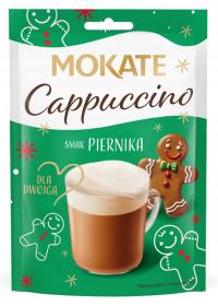 Вкусный кофе капучино с пряниками Рождественская пушистая пена 40 г Мокате