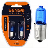 2X лампа SENSO H6W 12V SUPER WHITE