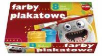 Farby Plakatowe 8 Kolorów 20ml Mona Produkt Polski