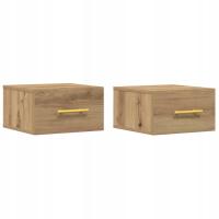 Szafka Nocna 2 pcs dąb artisan 35 x 35 x 20 cm