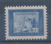 1943 GENERALNE GUBERNATORSTWO, ZNACZEK PREMIOWY HAUSHALTWAREN 1 PKT. 4/6.
