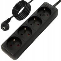 PRZEDŁUŻACZ LISTWA ZASILAJĄCA 3m 4 GNIAZD