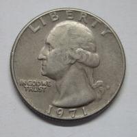 Quarter Dollar, USA, 1971r. X9445