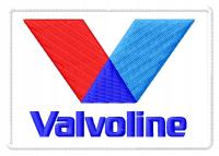 Naszywka dla fanów Valvoline haftowana z termofolią
