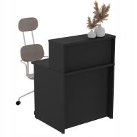 recepcja lada recepcyjna - salon kosmetyczny - fryzjer - lekarz czarna