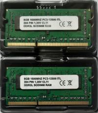 ОПЕРАТИВНАЯ ПАМЯТЬ 16GB (2X8GB) 1600MHZ PC3L 1.35 V DDR3L