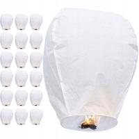 LAMPIONY LATAJĄCE SZCZĘŚCIA LAMPION ŻYCZEŃ CHIŃSKI NA WESELE SYLWESTRA 20sz