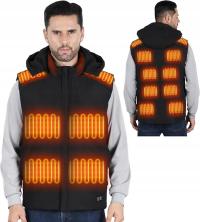 Kamizelka Grzewcza Podgrzewana Ogrzewana Damska Męska bezrękawnik 17STREF