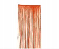 KURTYNA POMARAŃCZOWA 100 X 200 CM DEKORACJA KARNAWAŁ HALLOWEEN