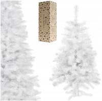 CHOINKA JODŁA BIAŁA GĘSTA SZTUCZNA DELUX 120cm PREMIUM JAK ŻYWA + GRATIS