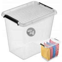 Пластиковый контейнер пластиковые контейнеры с крышкой запираемая коробка большой 30л