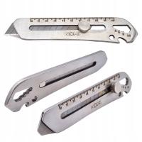 Stalowy nóż uniwersalny tapeciak ze stali nierdzewnej, metalowy 18mm NOMI