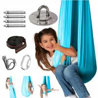 ДЕТСКИЕ КАЧЕЛИ ГАМАК СЛИНГ СЕНСОРНЫЙ ПОЯС АКРОБАТИЧЕСКАЯ ЙОГА