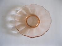 STARY ŁOSOSIOWY TALERZYK DO CIASTA HUTA HORTENSJA