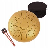 Lomuty bęben stalowy 30 cm 11-tonowy C-dur z torbą, złoty