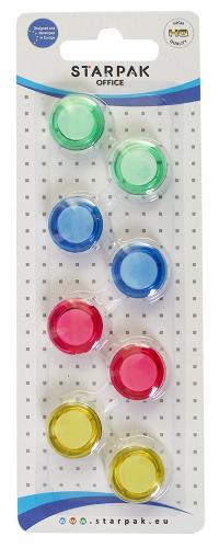 Magnesy transparentne 8 sztuk Starpak