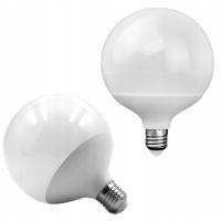 Żarówka LED Duży Gwint E27 Duża Kula 25W Mocna Neutralne Światło 4000K