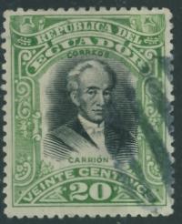 Ecuador 20 cts. - Postać Carrion