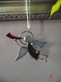 Witraż Tiffany. Aniołek. Idealny prezent.