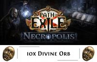 Path of Exile PoE 3.24 Liga Necropolis SC 10x Divine Orb [PC]