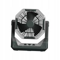 .Camping Fan with Angle Height Adjustable 4 Gray