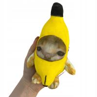 2023 Crying Banana Cat Plush Pendant Cute Banana