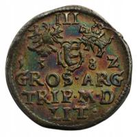 Trojak litewski 1582 r. (Wilno) - Stefan Batory (3)