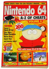Nintendo 64 A-Z of Cheats Volume 4 - Nintendo 64, N64.