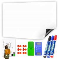 ELASTYCZNA TABLICA MAGNETYCZNA SUCHOŚCIERALNA SAMOPRZYLEPNA PET 40X80CM