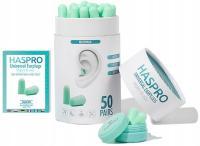 STOPERY ZATYCZKI DO USZU OCHRONA SŁUCHU UNIWERSALNE 50 PAR MIĘTOWE