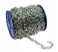 ŁAŃCUCH GOSPODARCZY OCYNKOWANY DO HUŚTAWKI fi 5mm 1mb OGNIWO D1