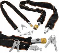 BLOKADA DO ROWERU ZAPIĘCIE ROWEROWE ŁAŃCUCH 80cm SOLIDNY