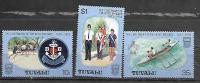 TUVALU - 100 lat Brygady Chłopców - łódź 1983 ** Mi 194-6 (2101)