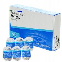 Ежемесячные линзы SofLens 59 Bausch Ломб штук BC 8.6 мощность: 6.00