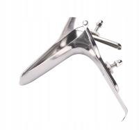 Ekspander pochwy, regulowany rozmiar, silikonowy, czarny