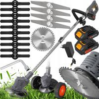 Триммер для травы кусторез Беспроводной электрический сад 2X AKU колеса