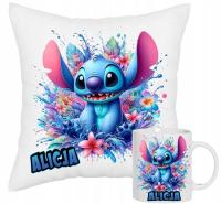 Zestaw Poduszka Kubek Lilo Stitch Disney Na Prezent Dla Dziecka
