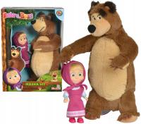 Маша и Симба набор 2в1 Кукла Маша и плюшевый медведь