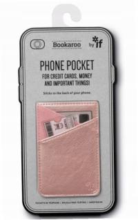 Bookaroo Phone Pocket Portfel na telefon złoty róż